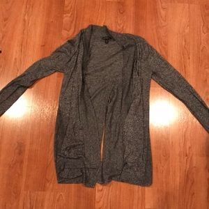 dark gray cardigan